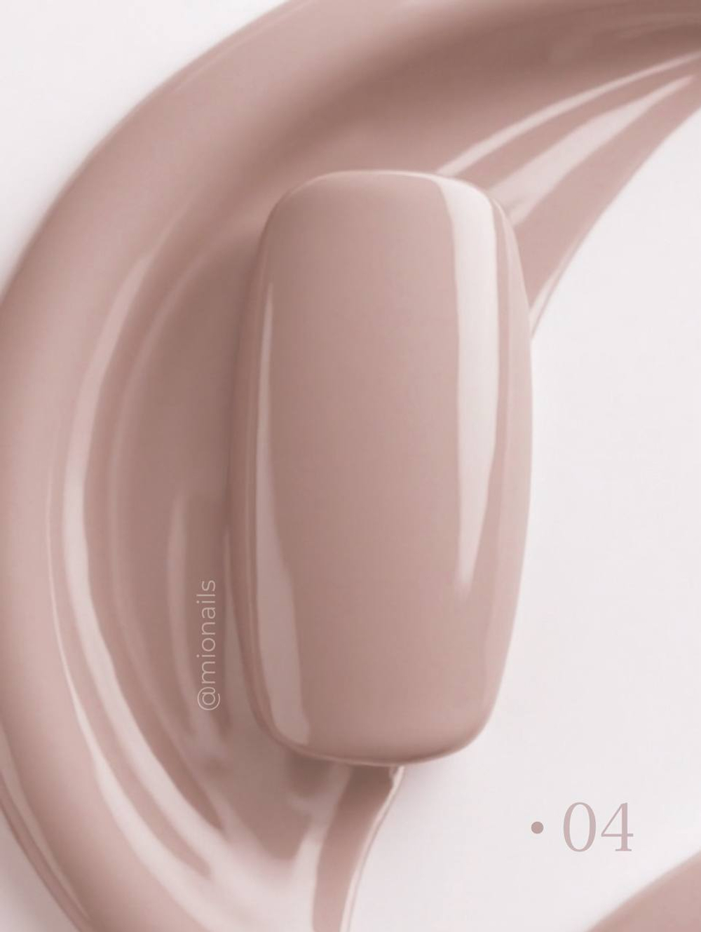 Гель MIO NAILS  "ICE CREAM GEL" - COFFEE № 04 , 13 гр