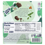 Zing Bars, растительный батончик, темный шоколад, мята и миндальная паста, 12 батончиков по 50 г (1,76 унции)