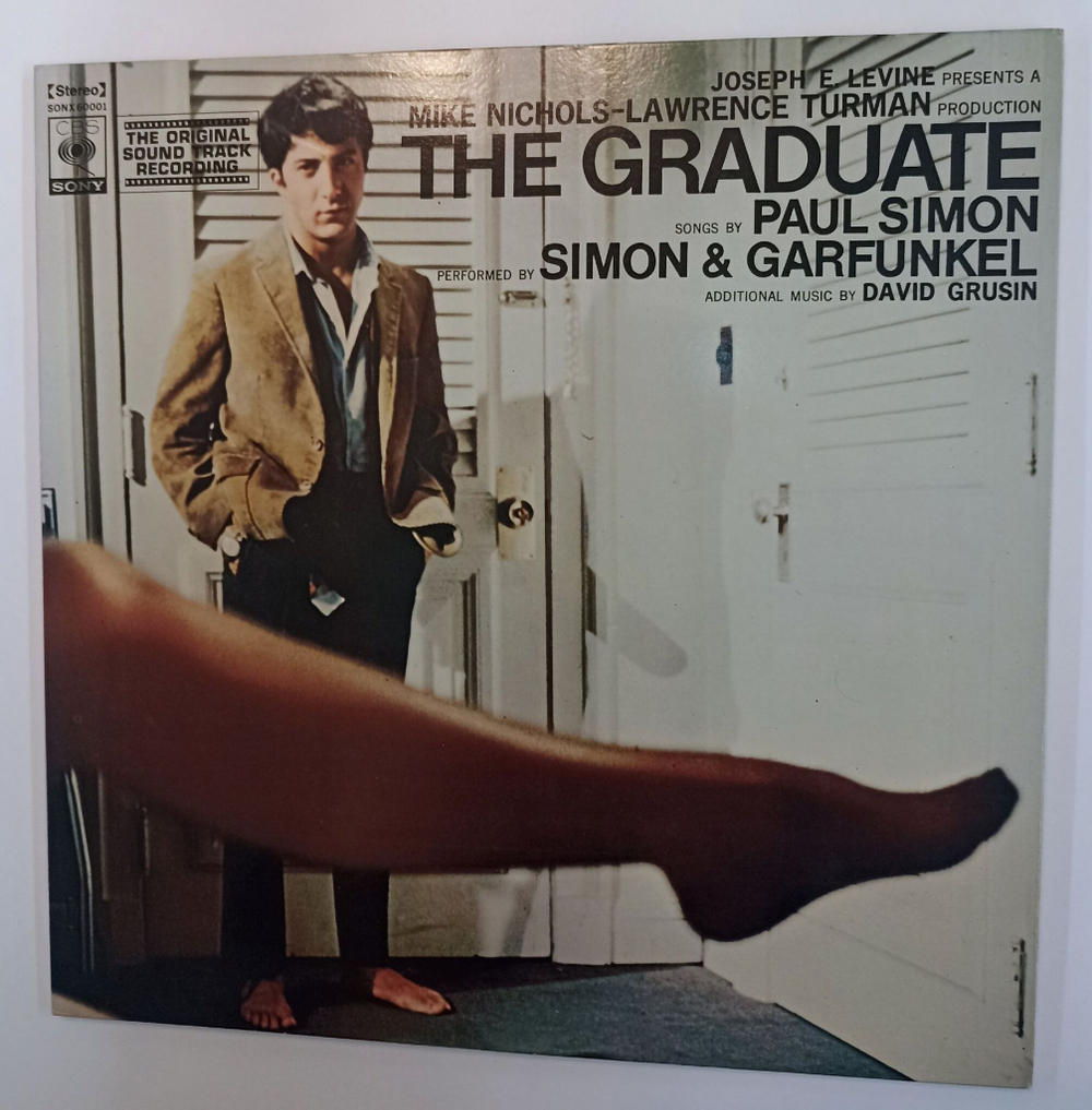 Винтажная виниловая пластинка Paul Simon, Simon and Garfunkel, David Grusin The Graduate Выпускник Саундтрек (Japan 1969)