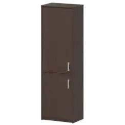 Шкаф комбинированный закрытый узкий А-321/А-621 Дуб венге 560x365x2000 Арго