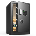 Сейф DELI "ET552" электронный замок + ключ, 380х360х600 мм, 22,3 кг, черный