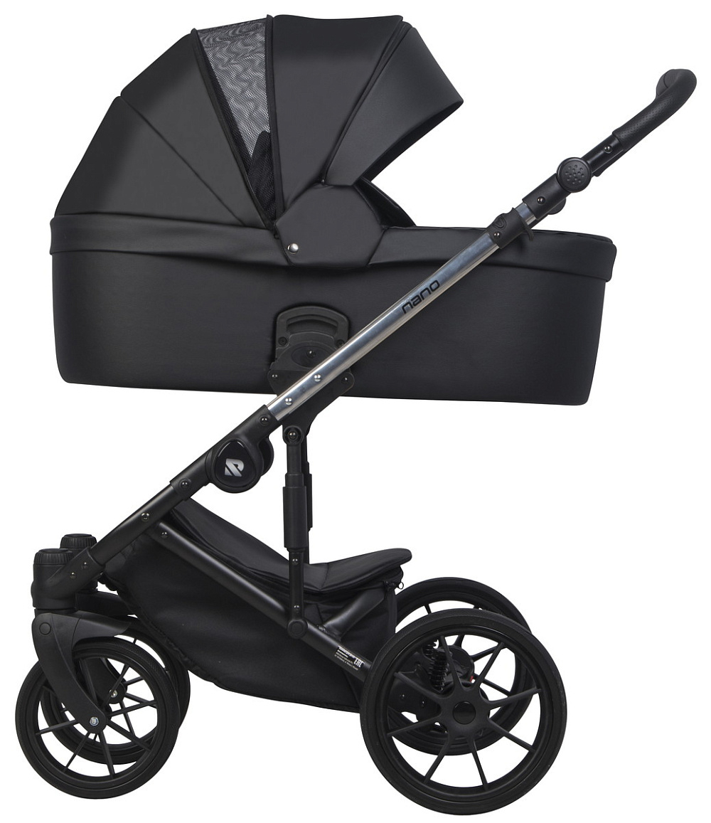 Детская коляска Riko Nano Thermo Ecco 2 в 1 01 Black (черный)