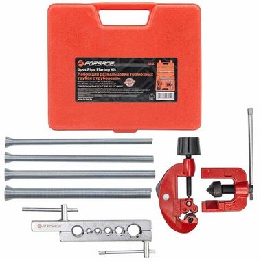 Набор инструментов для развальцовки,гибки и резки трубок 6пр(3/16,1/4,5/16,3/8,1/2,5/8'').в кейсе. Forsage F-656C