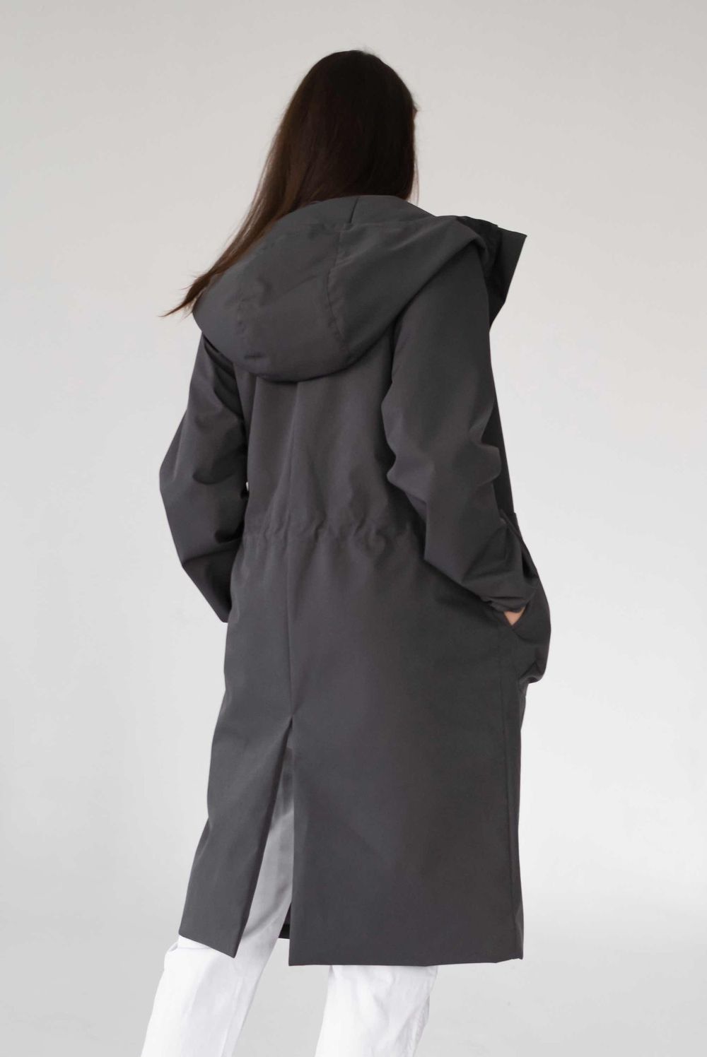 Купить Плащ ko-ko-ko Женский Графитовый Плащ ko-ko-ko Женский Графитовый