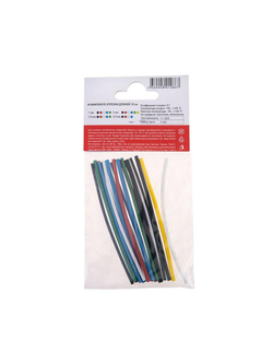 Набор трубок термоусадочных №4 SMALL TUBE ТУТ нг (уп.20шт по 10см) Rexant 29-0104
