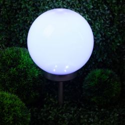 Светильник уличный ЭРА ERASF22-22 садовый на солнечных батареях Шар 25 см | Садовые декоративные светильники