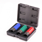 Набор головок ударных 6-гранных удлиненных для колесных дисков (17,19,21 мм) 1/2" 3 шт Stels