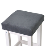 Табурет Икеа с мягким сиденьем из сосны