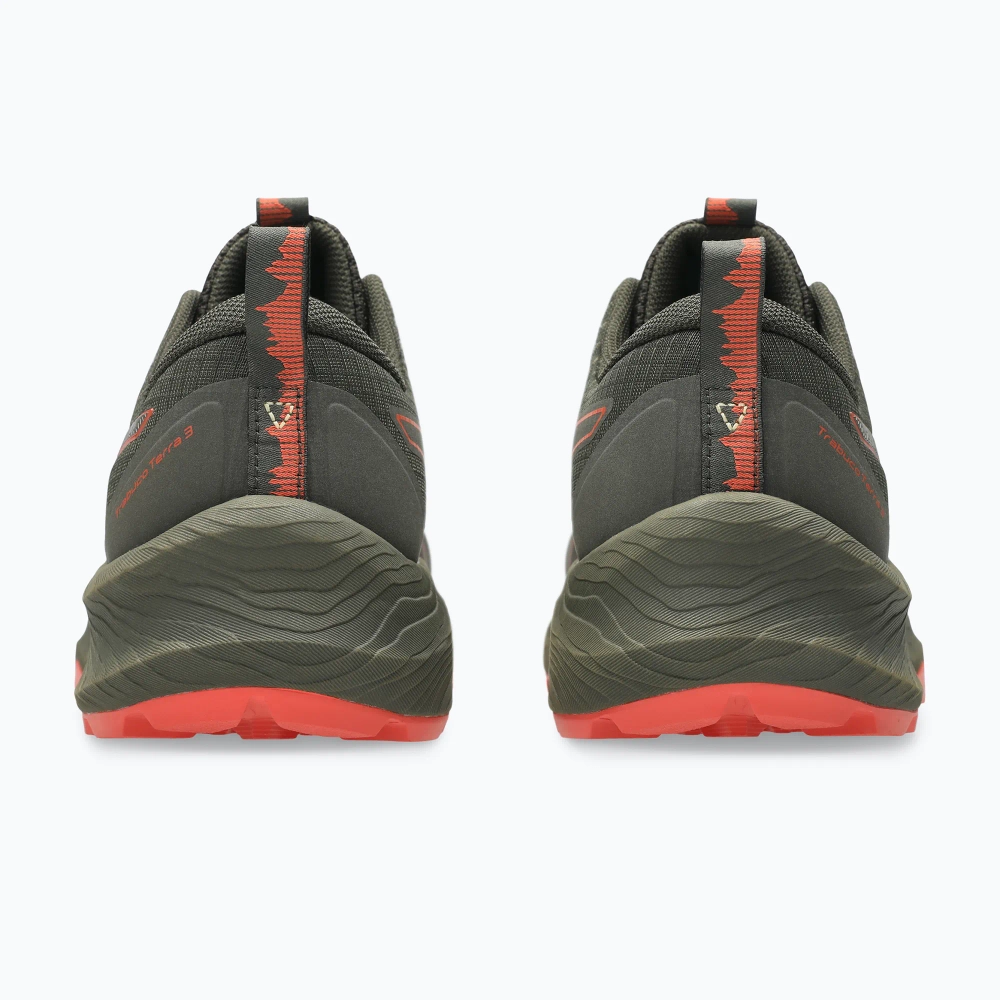 Кроссовки для бега ASICS Trabuco Terra 3 brown stone/spicy red