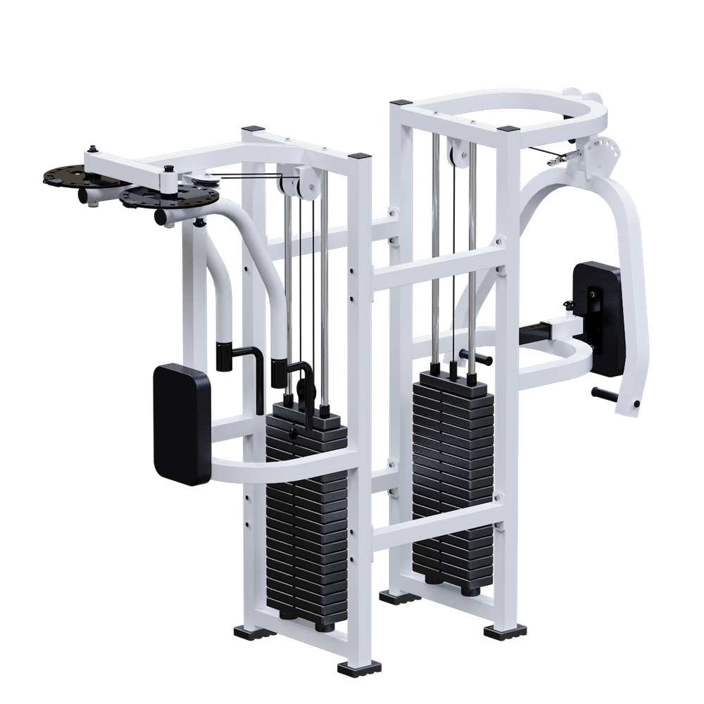 Баттерфляй, Задние дельты, Жим от груди, Гребная тяга с упором на грудь