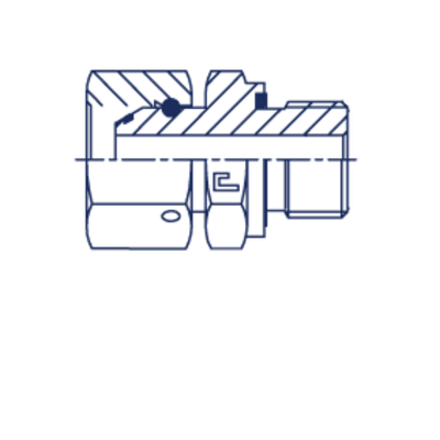 Штуцер FNE BSP 1.1/2 - BSP 1.1/2
