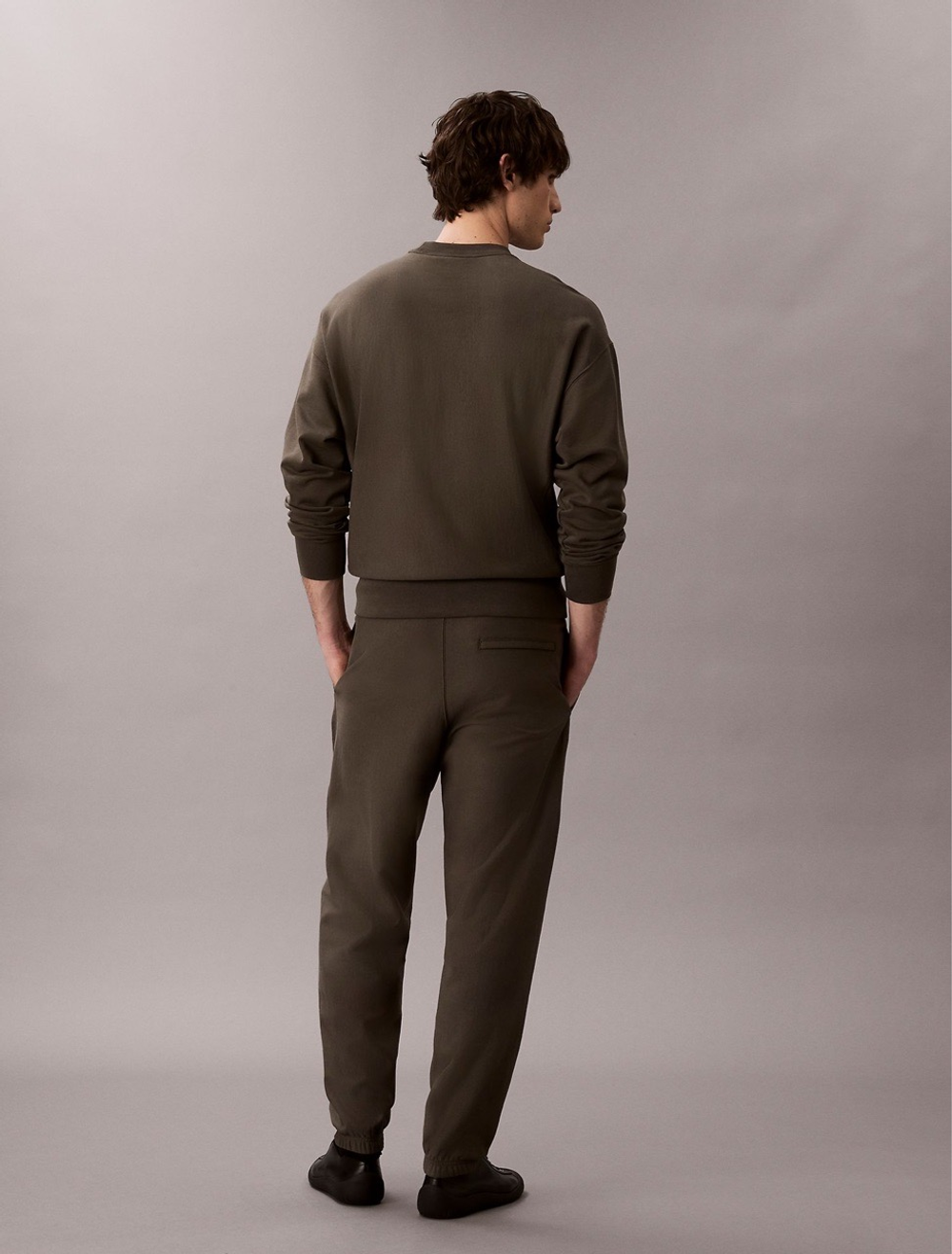 Брюки Calvin Klein Premium Fleece Joggers Beluga