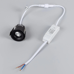 Светильник MS-FOGGY-BUILT-R45-5W Warm3000 (BK, 36 deg, 230V) (Arlight, IP54 Металл, 5 лет) 044633