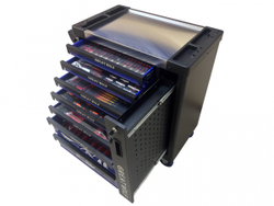 Инструментальная тележка с инструментом GW-8ST 248 BLUE SET (Great Wolf, 248поз), 8 ящиков, увеличенные колеса с тормозом, ЦЗ, усиленная