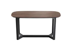 Стол обеденный Cross 2 160*85 см (орех, черный)