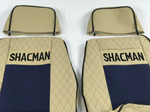 Чехлы Премиум стеганные кожа + аликанте вышивка SHACMAN X3000 SH01 Польша