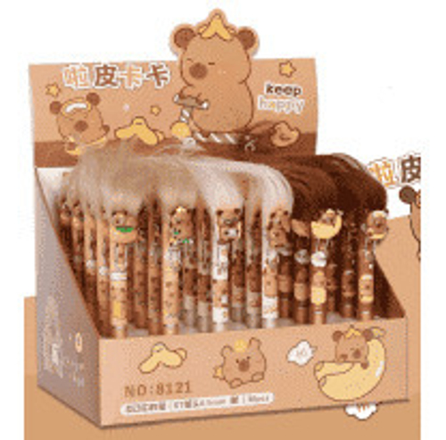 Ручка шариковая автоматическая ЦЕНТРУМ 0,5 мм синяя Капибара (252350)