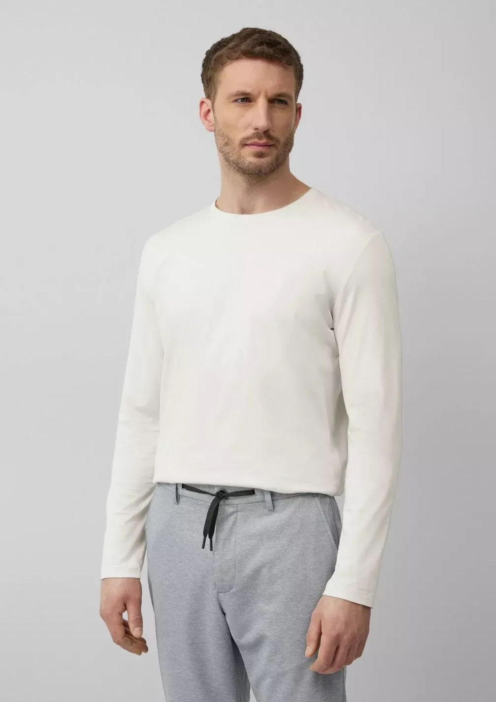 Лонгслив из мерсеризованного хлопка м s.Oliver Black Label