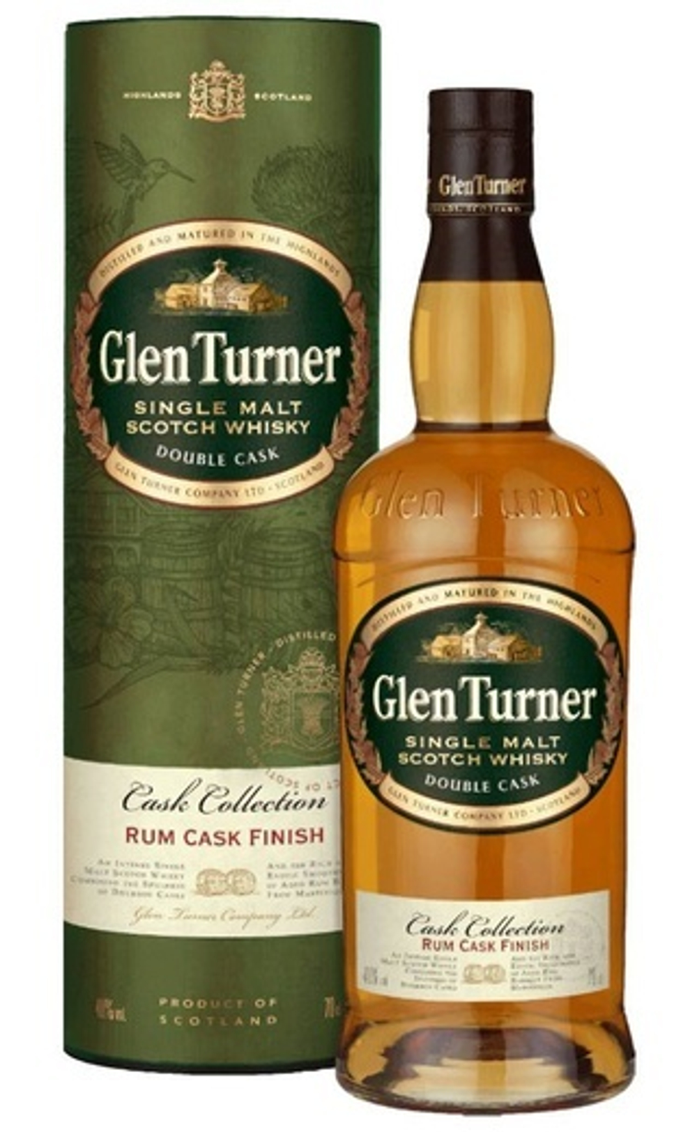 Виски Glen Turner Rum Cask Finish, 0.7 л