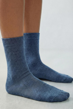 ZARA НАБОР ИЗ 5 ПАР ОДНОТОННЫХ ВЫСОКИХ НОСКОВ, РАЗНОЦВЕТНЫЙ