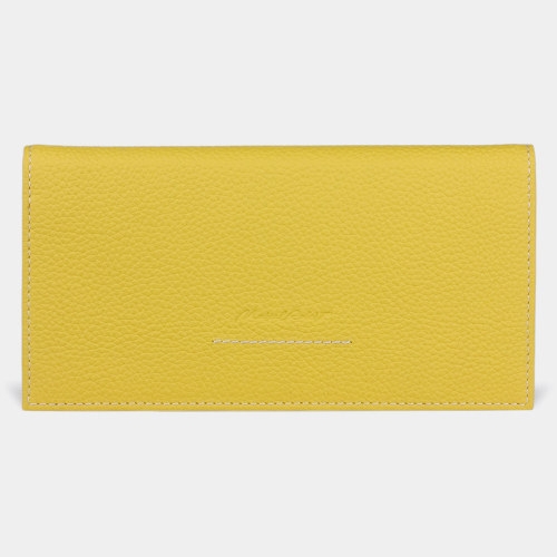 Кошелек Eclair из кожи теленка, желтого цвета