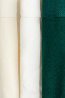 H&M Набор из пяти коротких трусов-боксеров, темно-зеленый