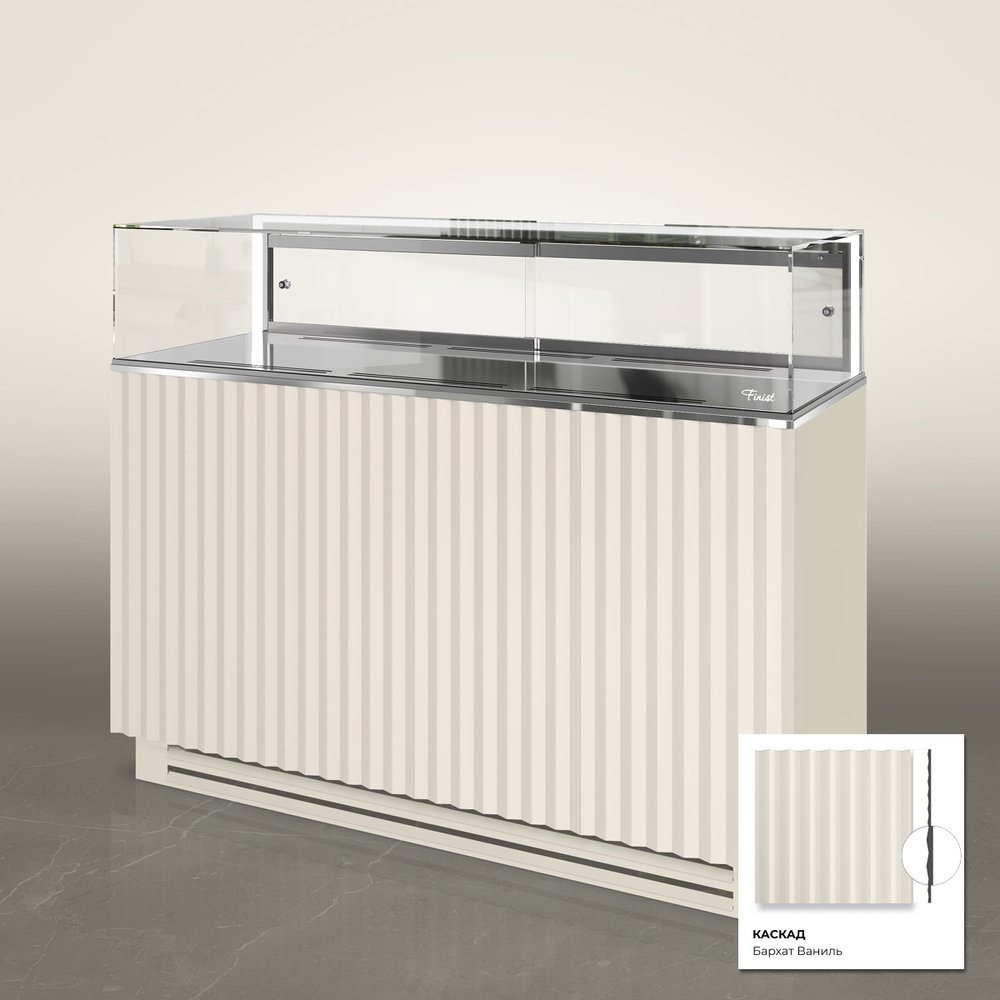 Кондитерская напольная холодильная витрина Finist GLASSIER 58 LUX