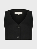 Топ на пуговицах из льна