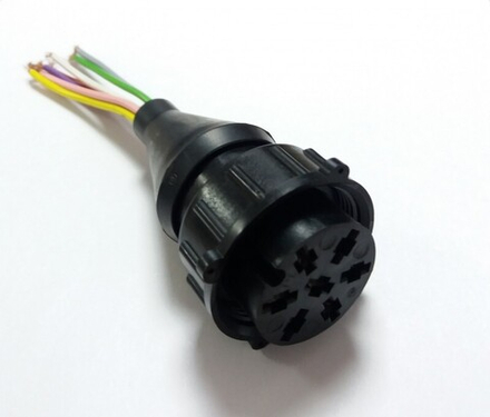 Соединитель 7 контактов СЦ7.601.607 Ф53.647.066 РОЗЕТКА