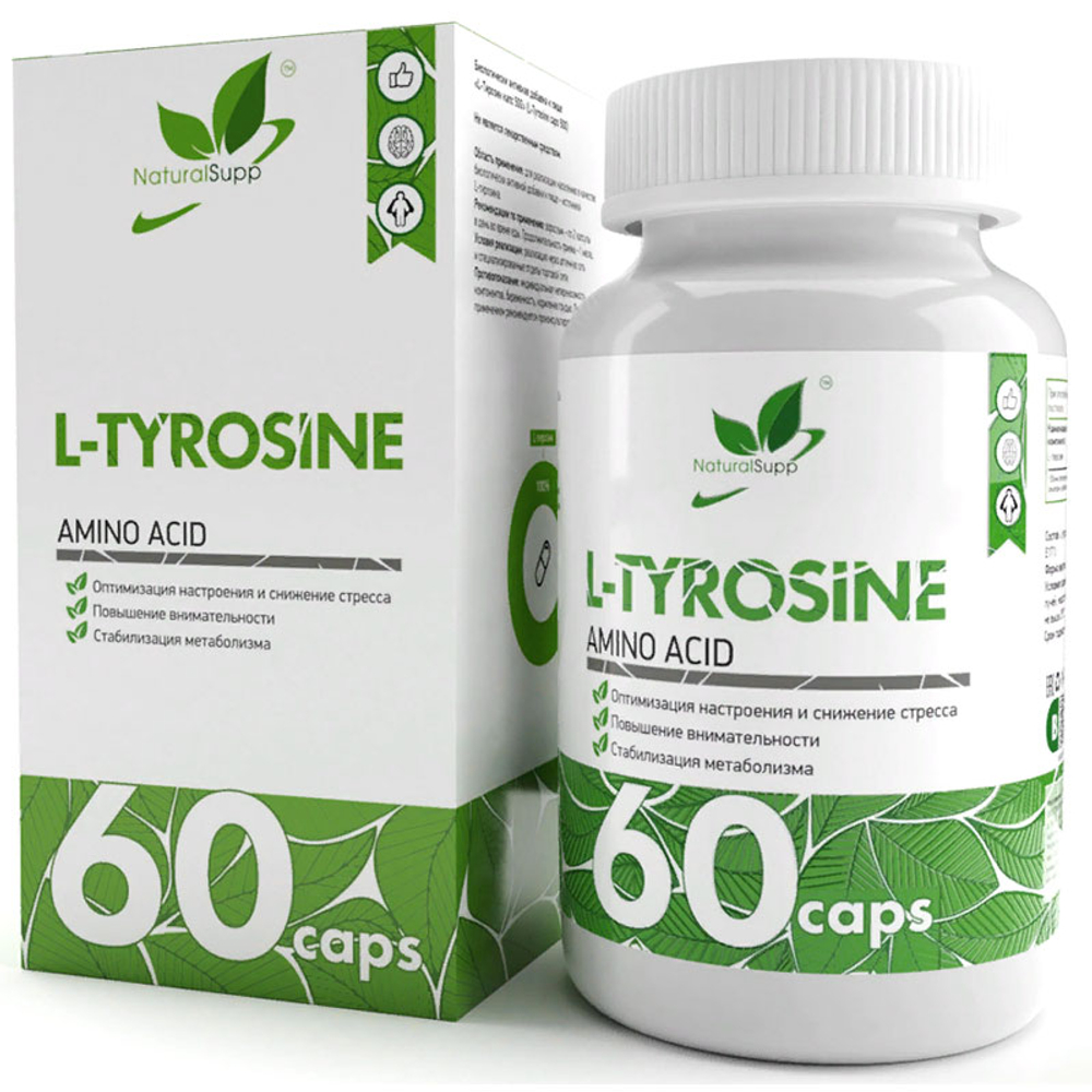 Natural Supp L-Tyrosine 500 мг. (60 капс.) [M]