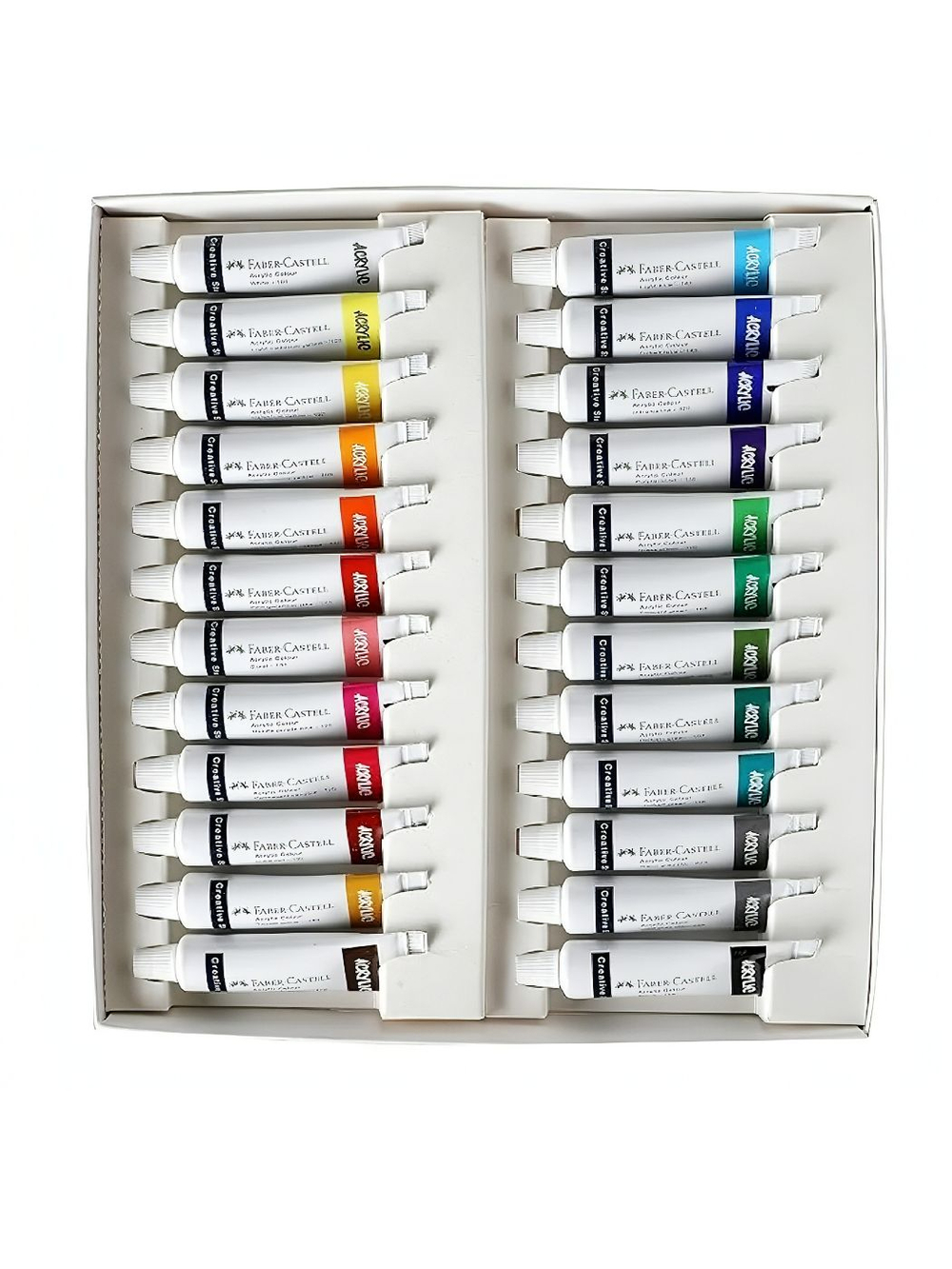 "Faber-Castell" Акриловые Краски, Набор из 24 штук по 9 мл