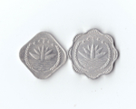 Бангладеш 2 шт. 5 пойш 1973-74 г. 10 пойша 1974 г. Лист. XF