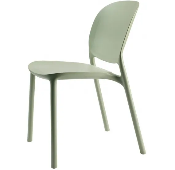 Стул пластиковый Hug Go Green, шалфей