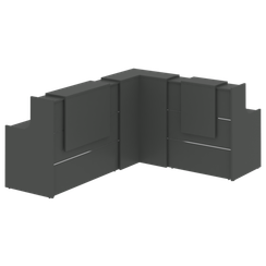 Onix Ресепшн O.R-K-32 Антрацит 2600*2200*1187