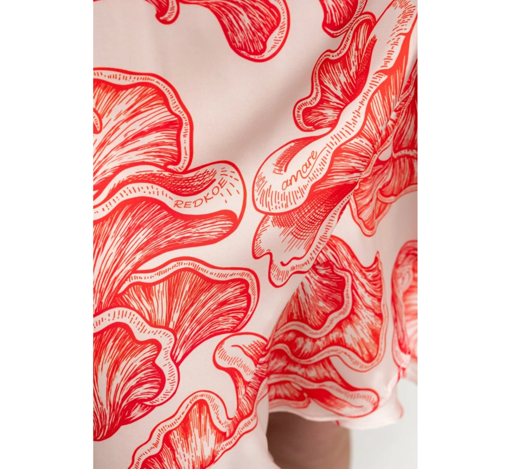 Платье на запах Аморе REDKOE