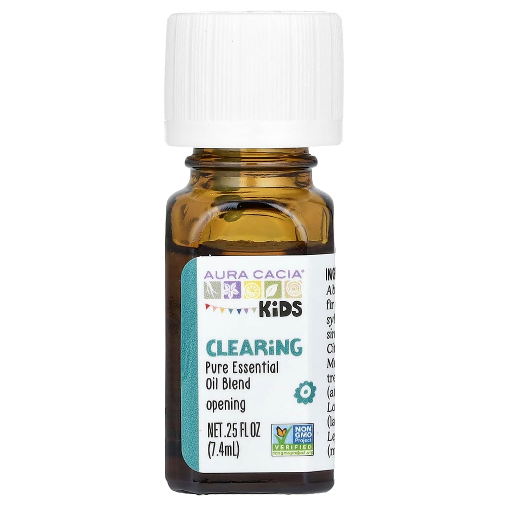 Aura Cacia, Kids, чистое эфирное масло, очищающее средство, 7,4 мл (0,25 жидк. унц.)