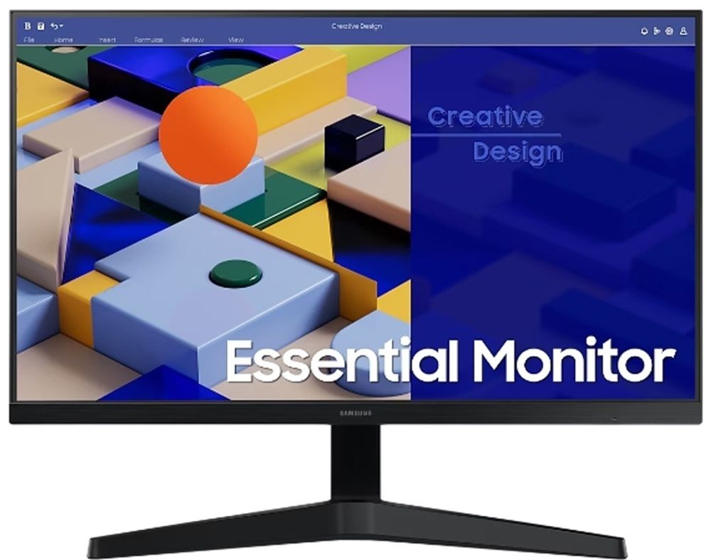 Монитор Samsung LS24C312EAIXCI черный