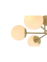 Люстра потолочная E14*6*40W золото,белый