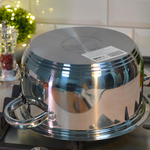 Кастрюля 3,2л нерж "Астра", d20см, h11см с металлической крышкой, ТРС, капсульное дно, индукция