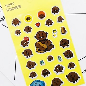 Набор наклеек "BTS" Shooky