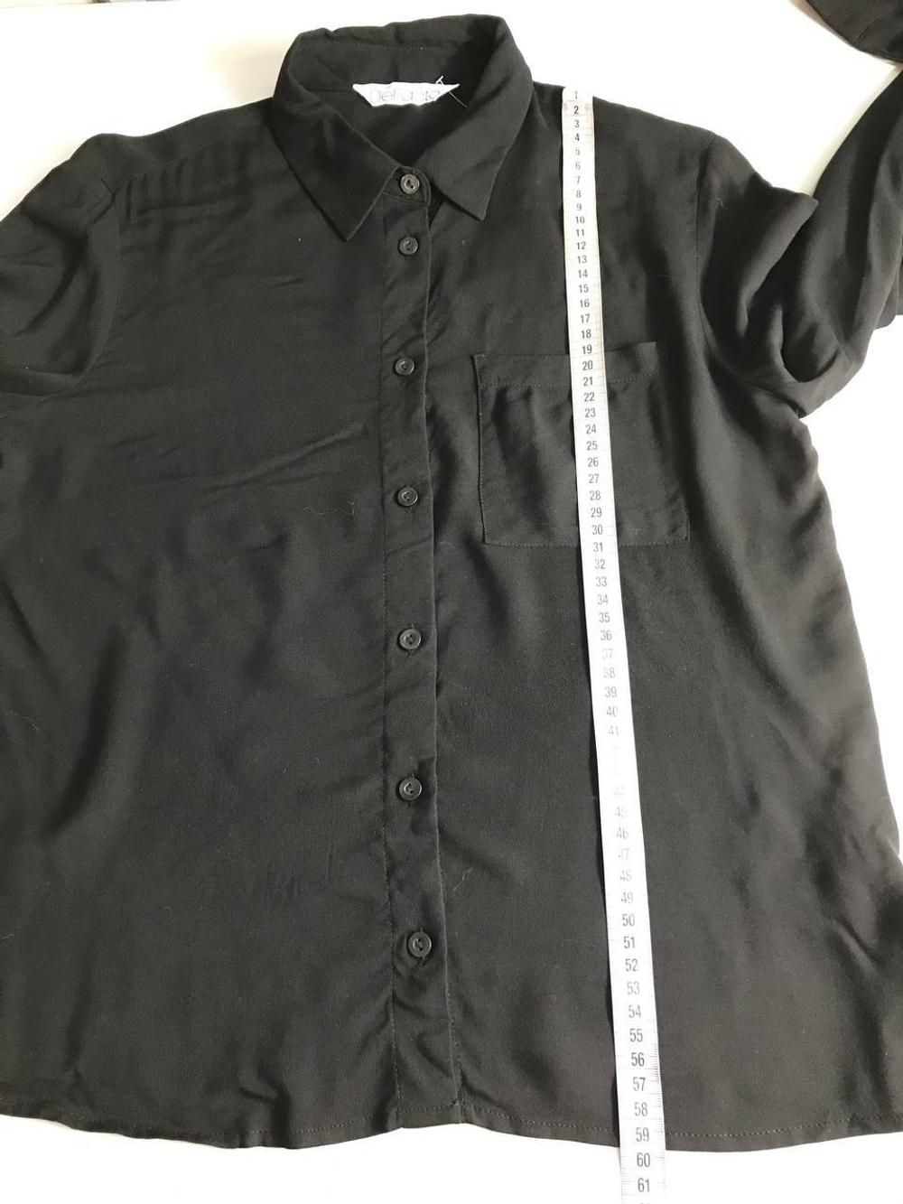 Рубашка DeFacto свободного кроя из вискозы, маркировка S, на 44 размер