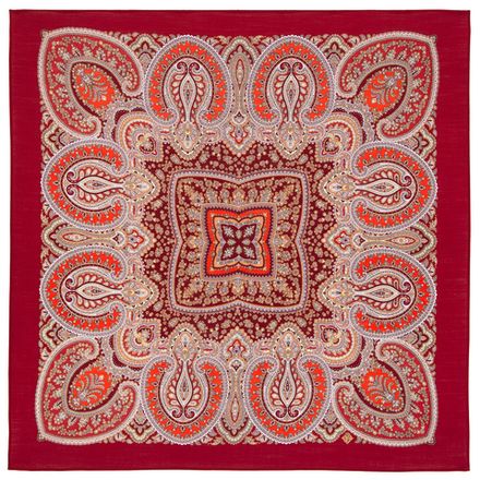 Павловопосадский платок Восточная принцесса 1908-5