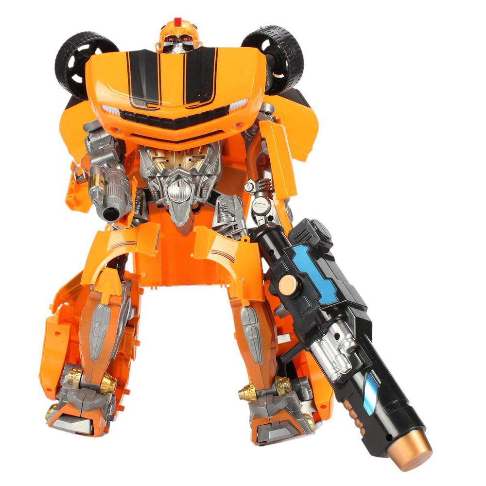 Трансформер-робот, оранжевый, коробка YND666-60