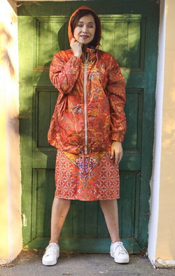 Куртка "Золотой Иран", по мотивам живописи персидского художника 16 века Султана Мухаммеда