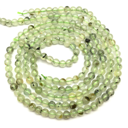 Пренит 4 мм, бусины - шарики (нить)