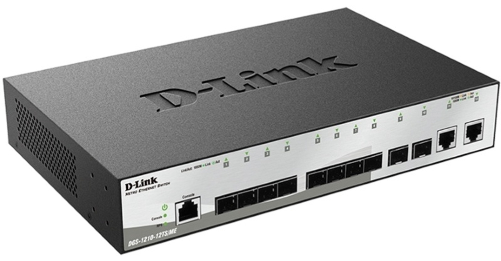 D-link DGS-1210-12TS/ME/B1A черный