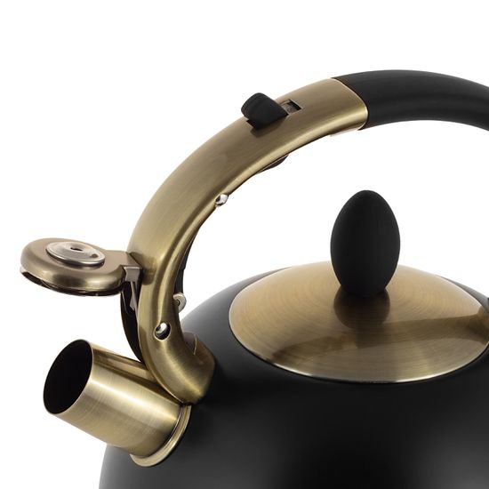 Чайник 2,7 л. из нержавеющей стали со свистком Kamille KM 0852