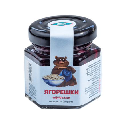 Ягорешки черничные 50 г