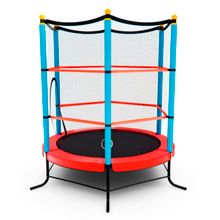 Батут детский DFC SMRKIDS 55&amp;quot; с сеткой, RED
