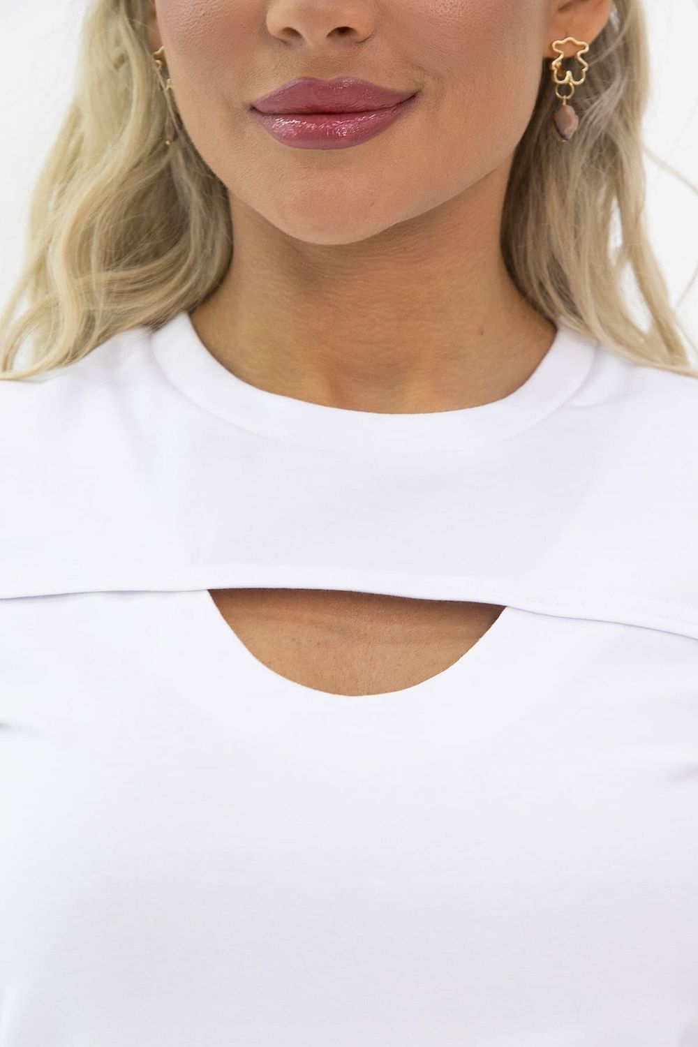 Футболка Дорис (белая) Б13353-50М LT Collection